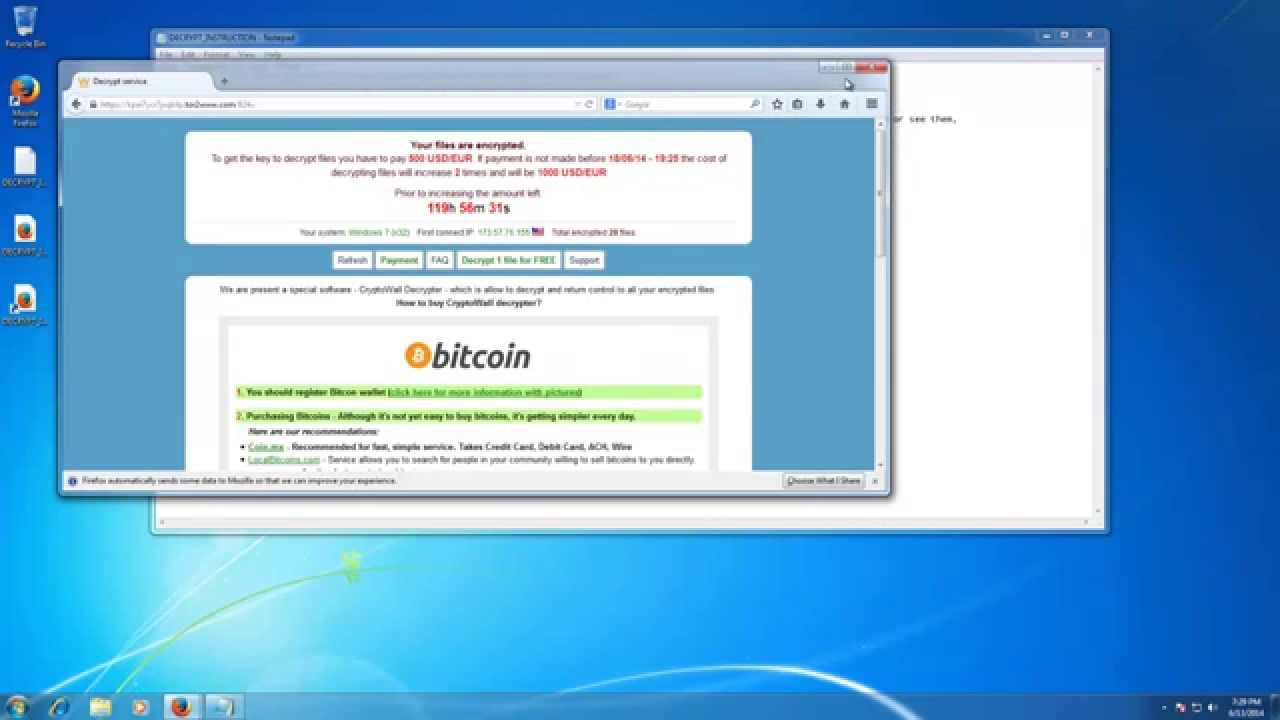 Cryptowall/CryptoDefense File Encrypting Ransomware