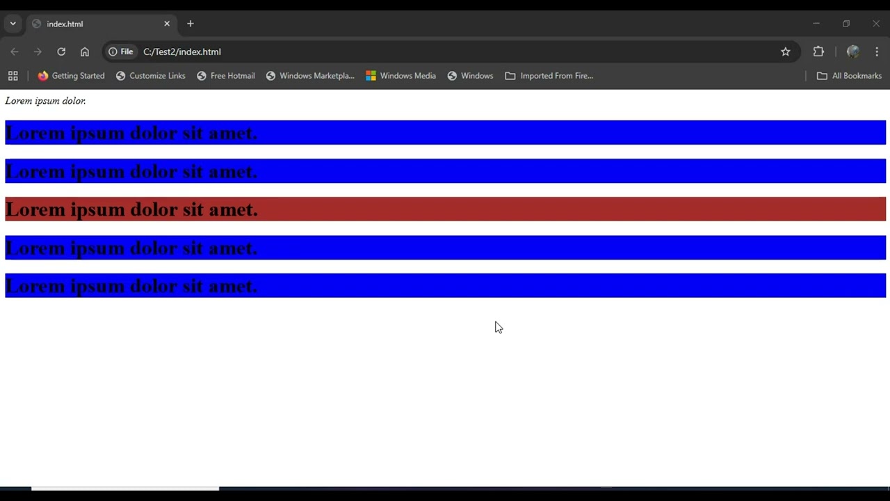 نتعلم فيها مع بعض  3 طرق لأختيار Elements  فى Css  (ُُExternal Style)
