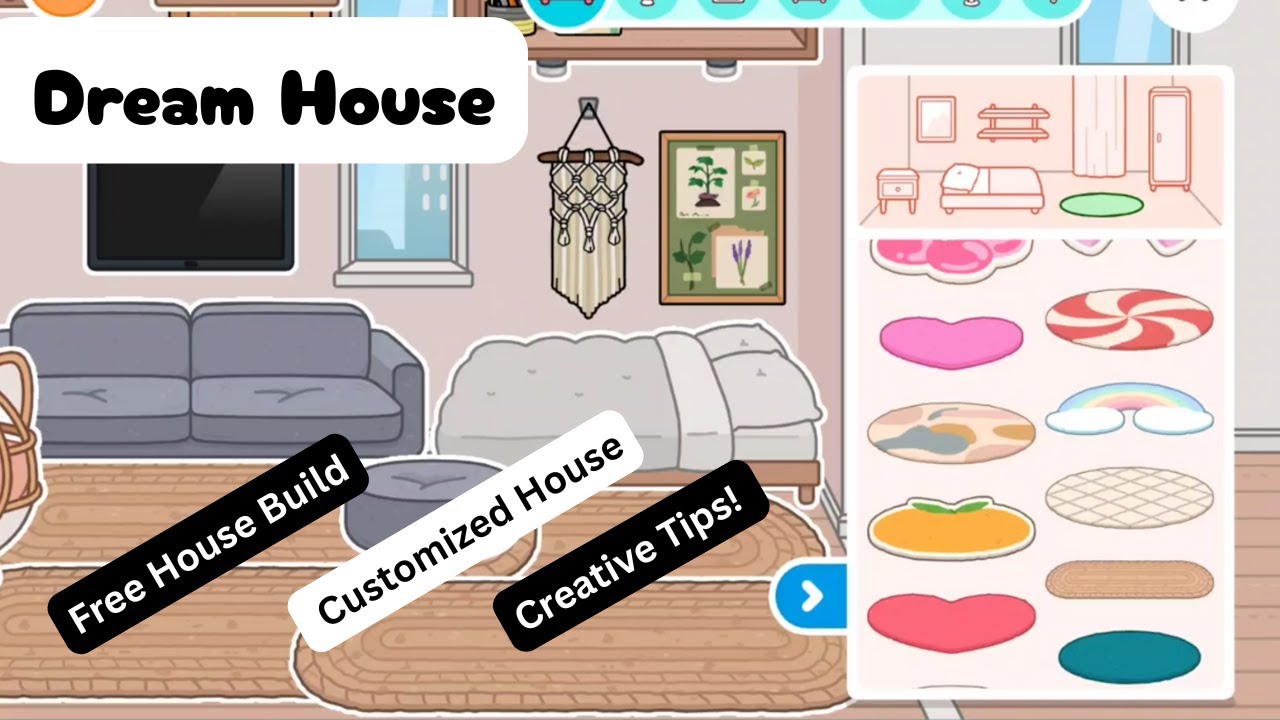 FREE Dream House Build for a Family of 3! (Toca Boca)