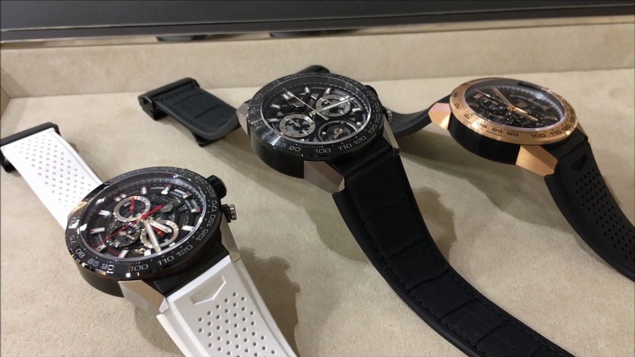 TAG Heuer Carrera Heuer-01 and 02 Tourbillon