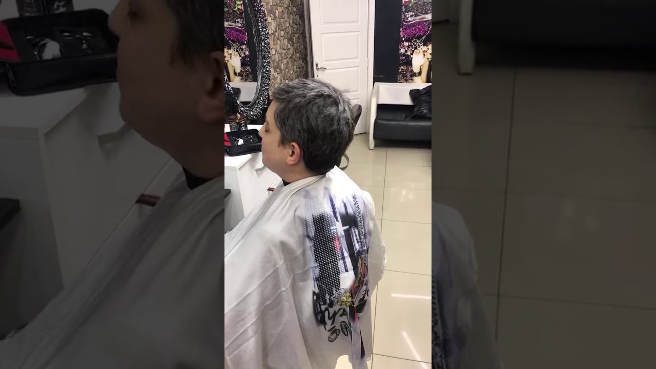 BAYAN Kısa saç kesimi nasıl yapılır makina ve makas ile