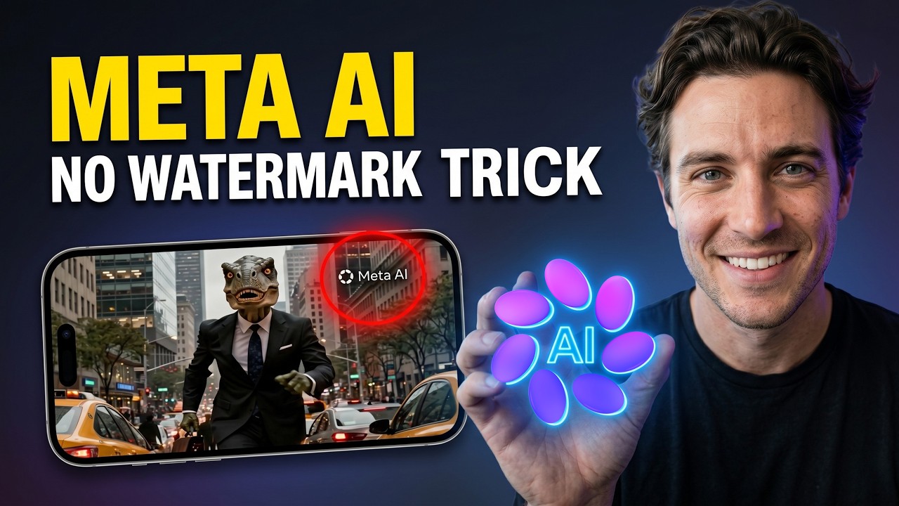[FREE] How to Remove Meta AI Watermark (100% Working) | Remove Watermark from Any AI Video Generator