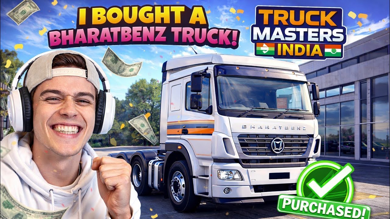 I Finally Bought a BharatBenz Truck in Truck Masters India! 😱🔥