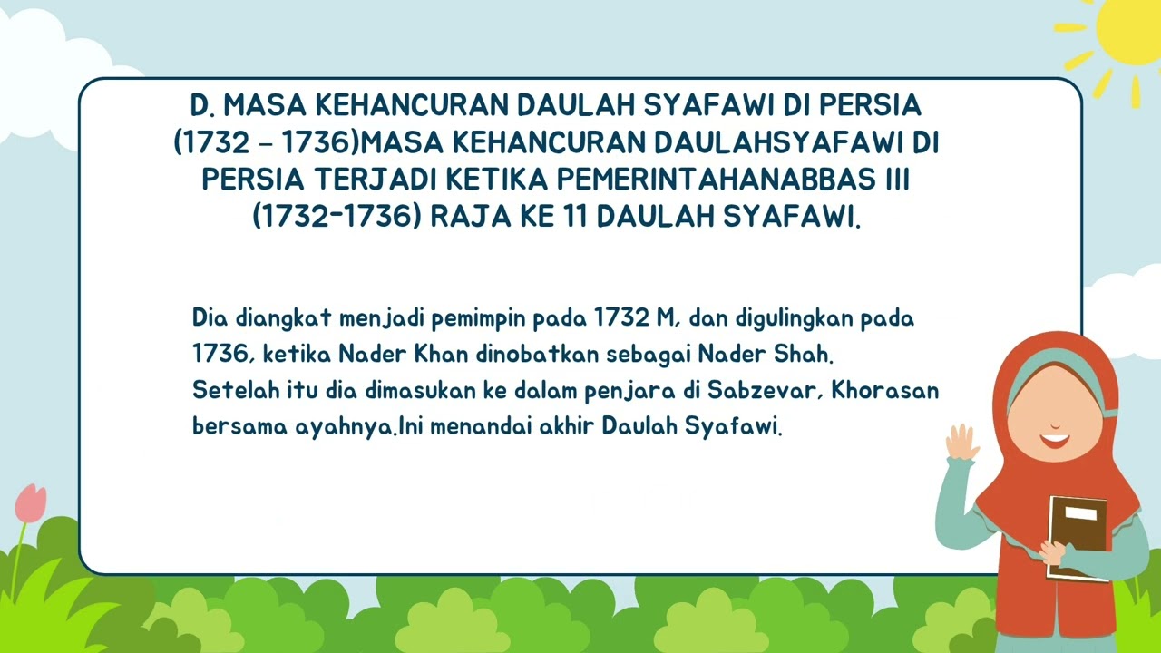 PAI Bab 10 | Sejarah Peradaban Islam Masa Daulah Syafawi | Kelas 9