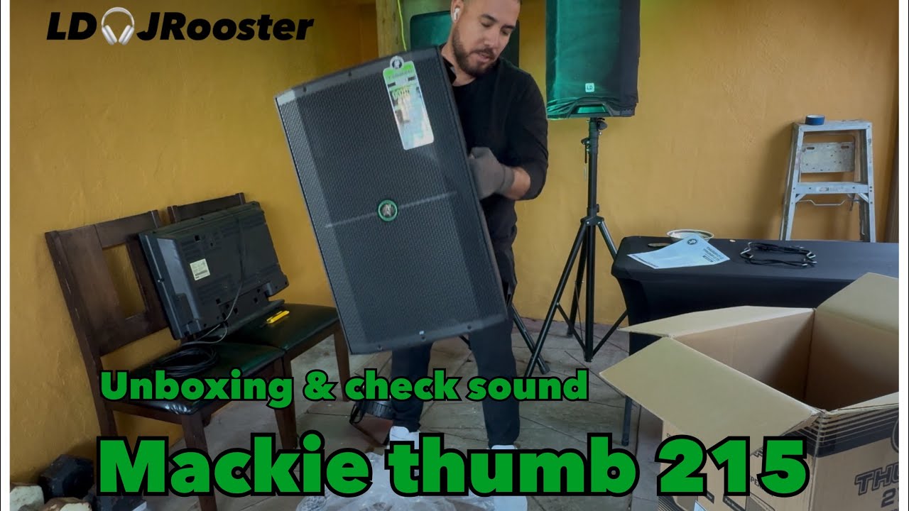 📦Unboxing y prueba de audio , ‼️Mackie Thump 215‼️🔈🔈
