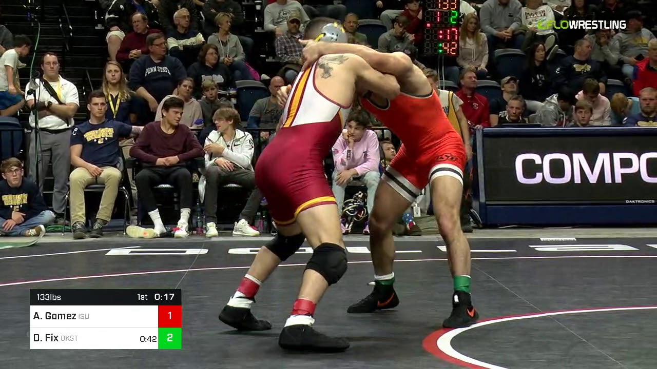 Daton Fix (OSU) vs. Austin Gomez  (Iowa State) - 2019 Southern Scuffle Finals, 133lbs