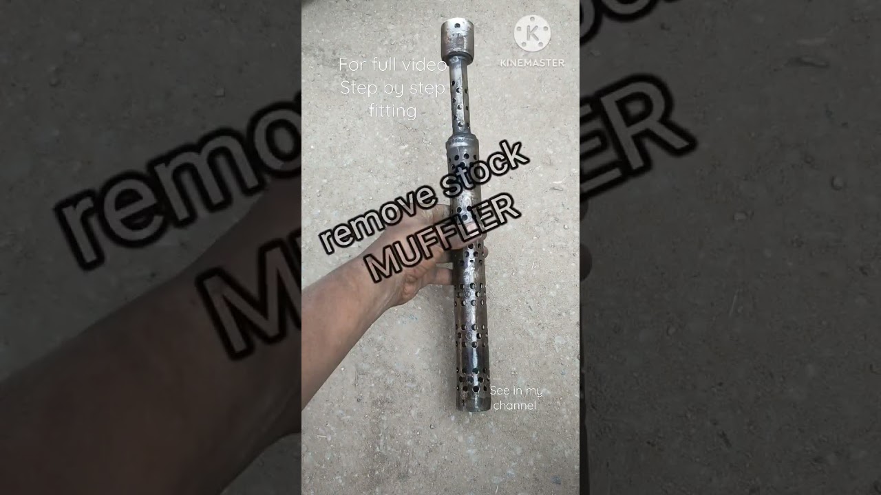 Mysore Shafi S.U.R , muffler for Rx 100 stock silencer, glasswool fitting method & fully calculated