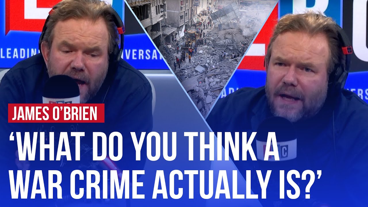 James O'Brien pushes caller to justify why he supports Israel's tactics | LBC