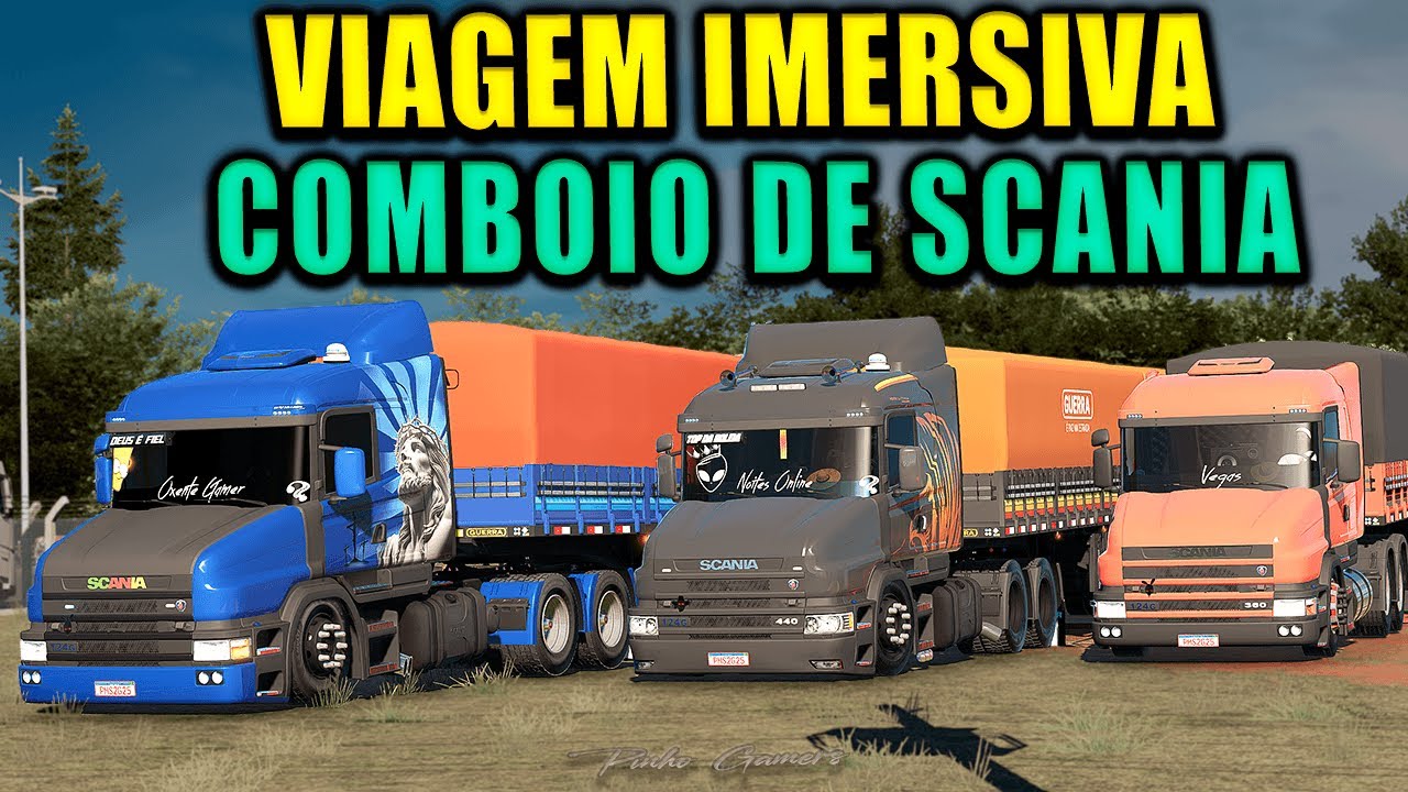 SCANIA 124G | Comboio nas Estradas do Mapa Minas Gerais ETS2