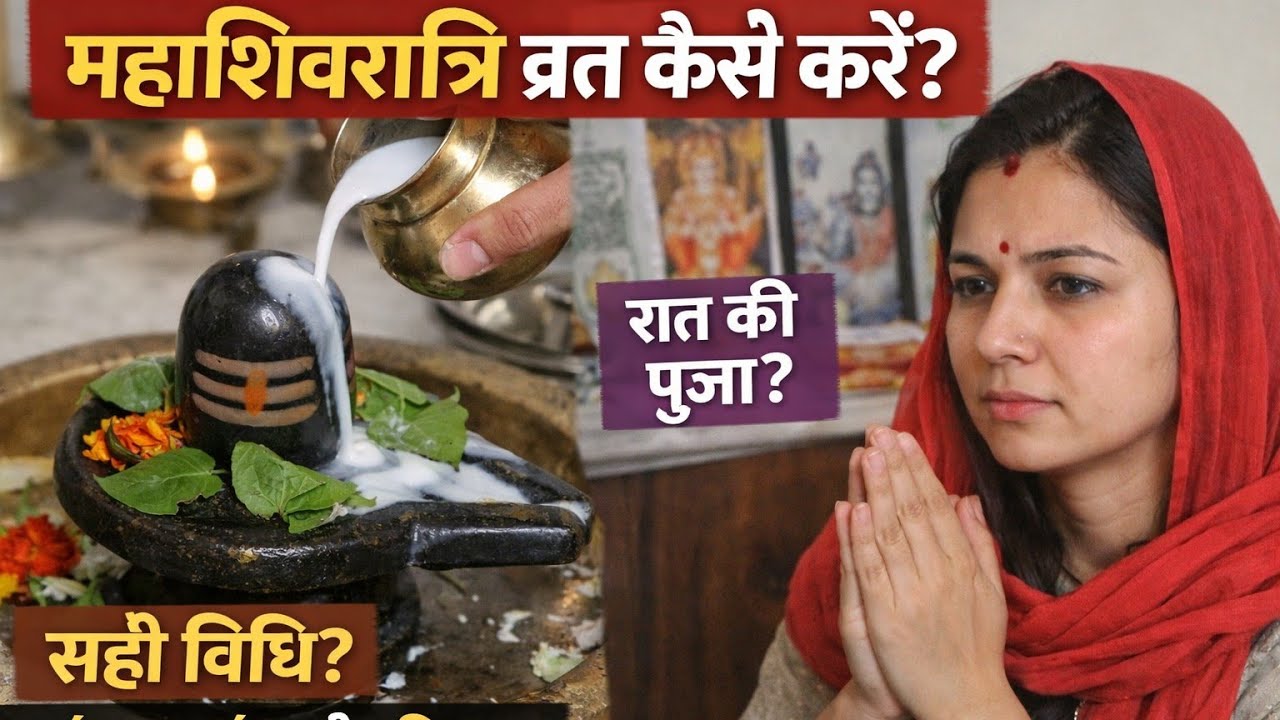 महाशिवरात्रि व्रत कैसे करें? | सही विधि, संकल्प मंत्र और रात्रि पूजा विधि | Mahashivratri Vrat Vidhi