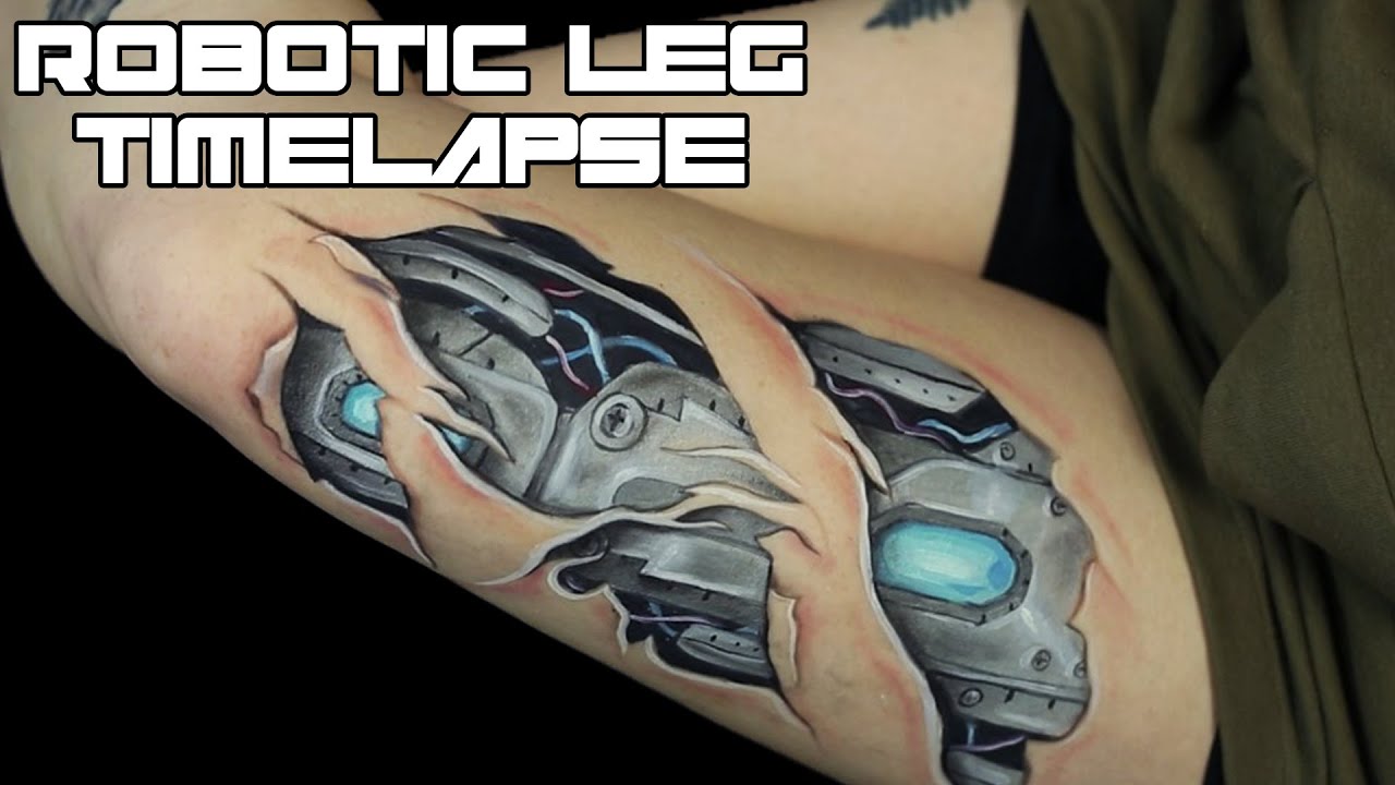 Robot Makeup Tutorial | Cyborg Look