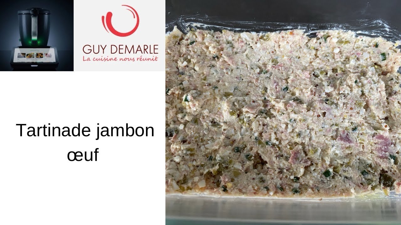 Tartinade jambon œuf 