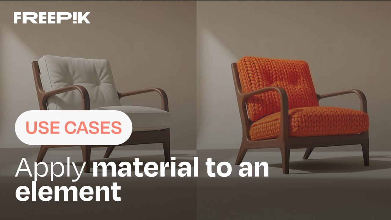 Apply textures to objects with AI Assistant | Freepik Use cases