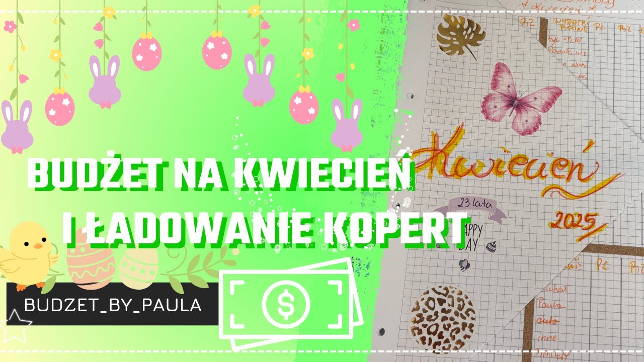Ładowanie kopert na kwiecień | Jak planuje budżet domowy krok po kroku✍️💸  #budget #cashstuffing 
