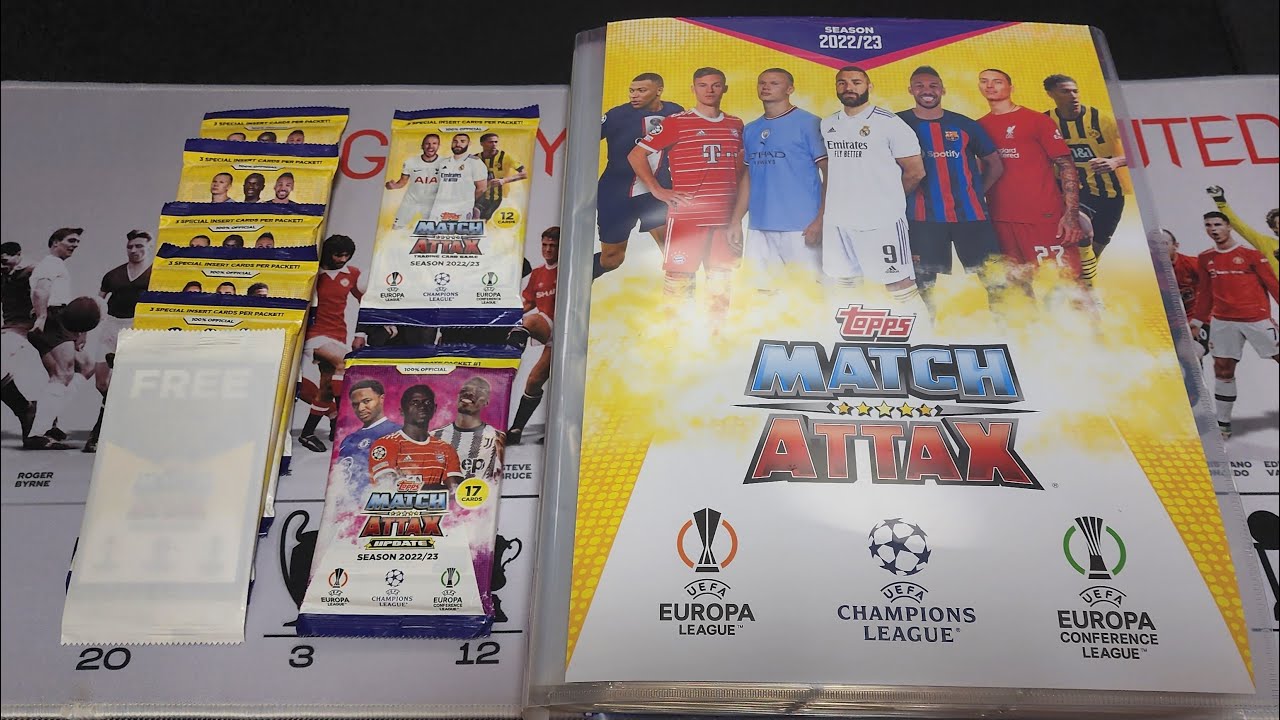 Binder Update + update multipack opening!! Topps Match Attax 22/23