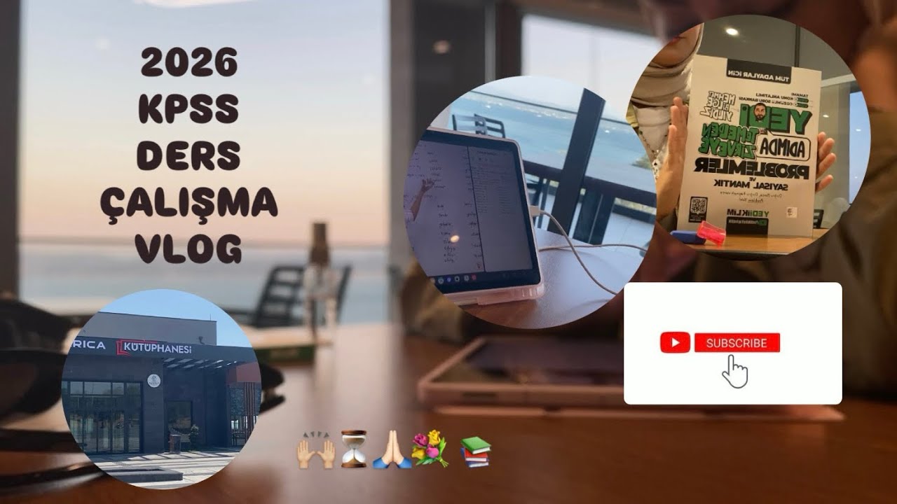 KPSS 2026|Ders çalışma vlog,farklı kütüphane..📚⏳ #kpss2026 