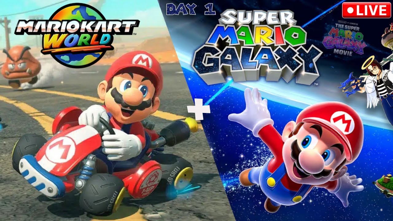 #Switch2 HAPPY 2026! Let's Play Super Mario Galaxy [Day 1] (+ Mario Kart World For The First Time)