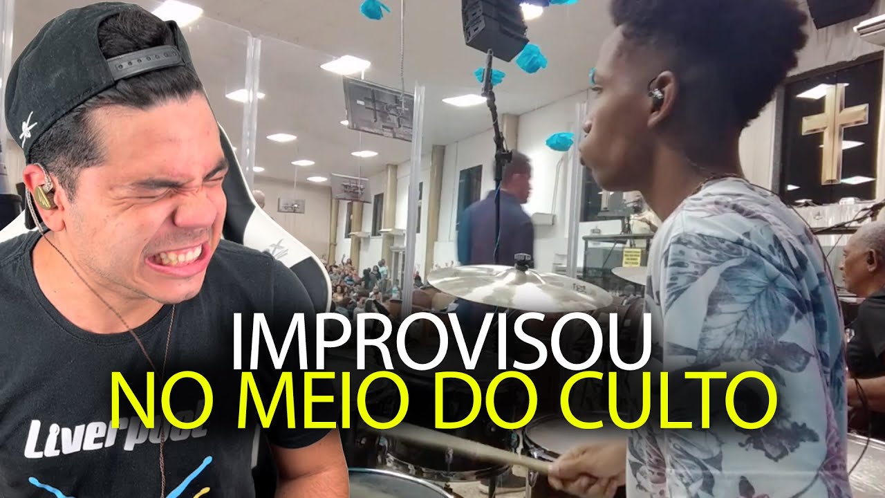 🔥 ELE SAIU IMPROVISANDO NO MEIO DO CULTO  ! NUNCA VÍ ISSO NA VIDA 🔥