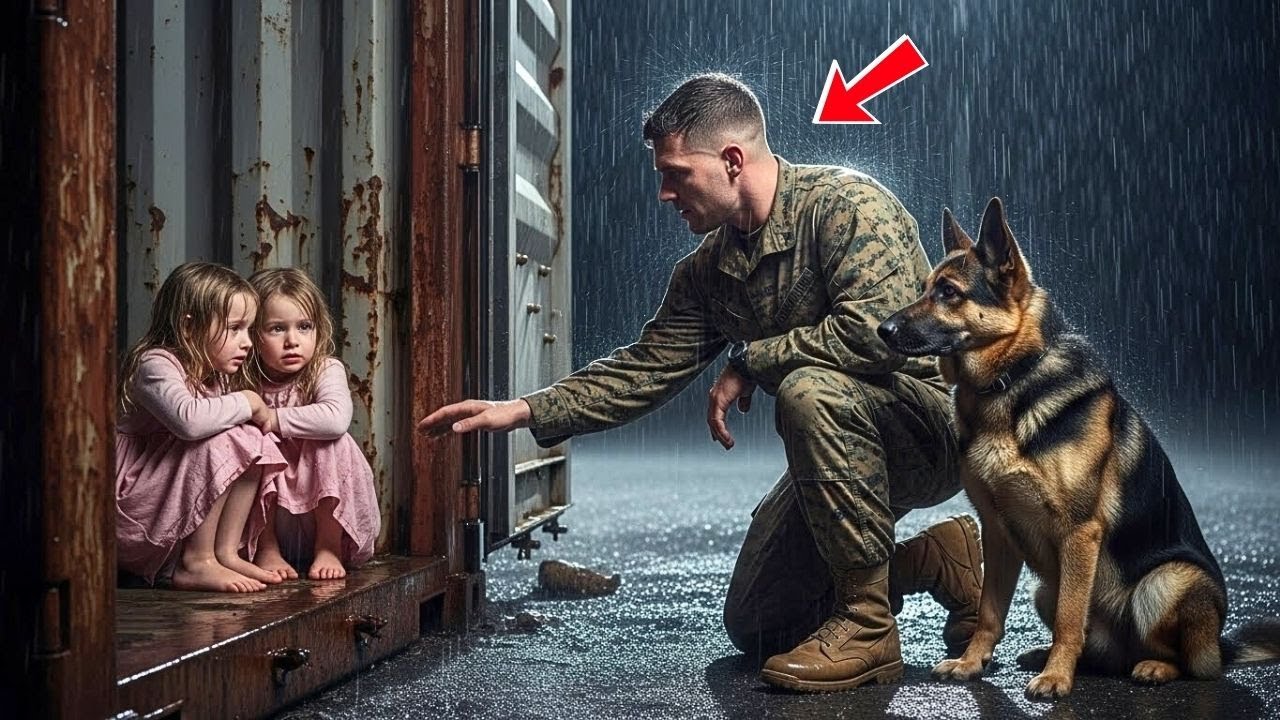 During a Rainy Night, a Marine and His K9 Discovered Twin Girls — What Followed Changed Their Lives