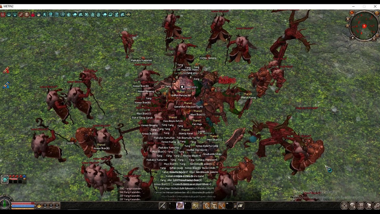 90 Mapda Kaos taşı Farmı ve bir takım denemeler. Metin2Tr #Dolunay