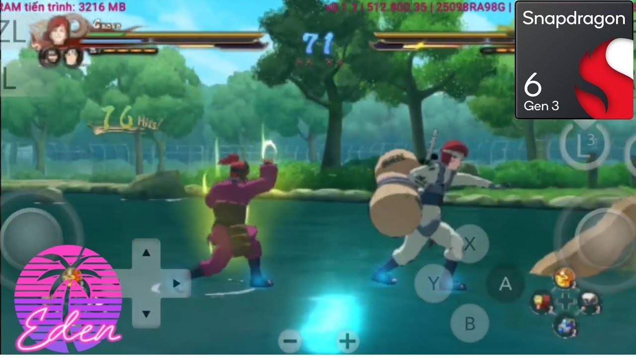 pain on android eden emulator snapdragon 6 gen 3 | NARUTO SHIPPUDEN: Ultimate Ninja STORM 4