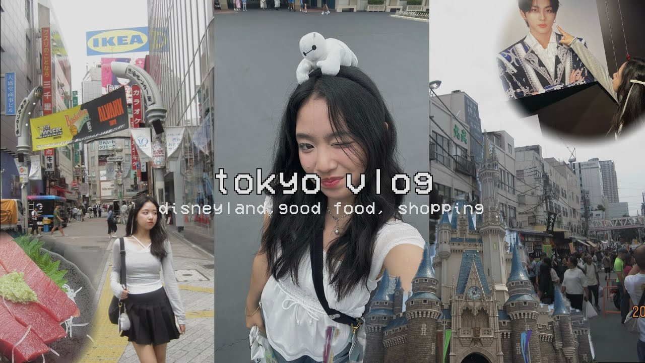 TOKYO VLOG: disneyland, eating yummy food, enhypen pop up, shopping 🍡🛒