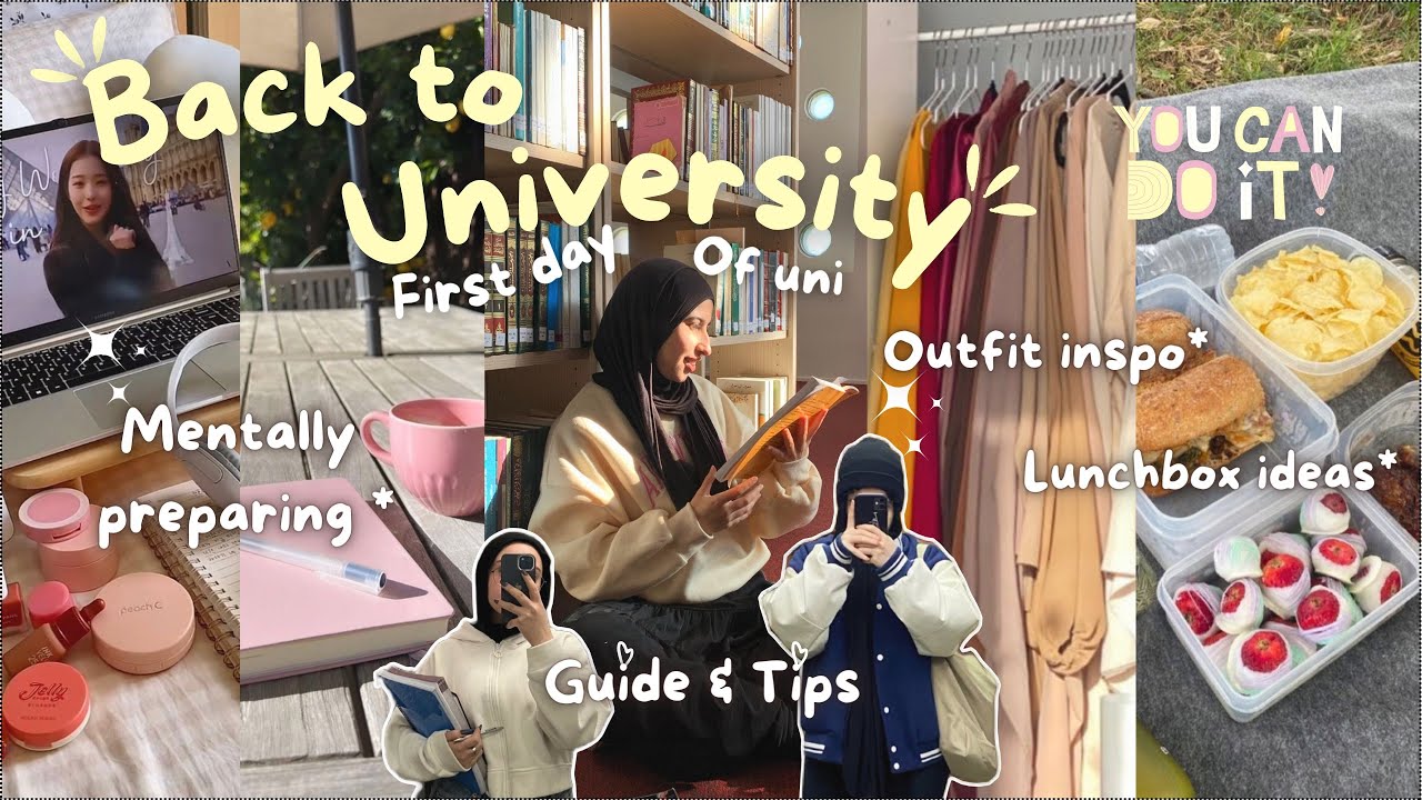 ULTIMATE BACK TO UNI GUIDE🏫| First day of uni 💌| Mental prep …😉🌸كوني ناجحة و واثقة من نفسك