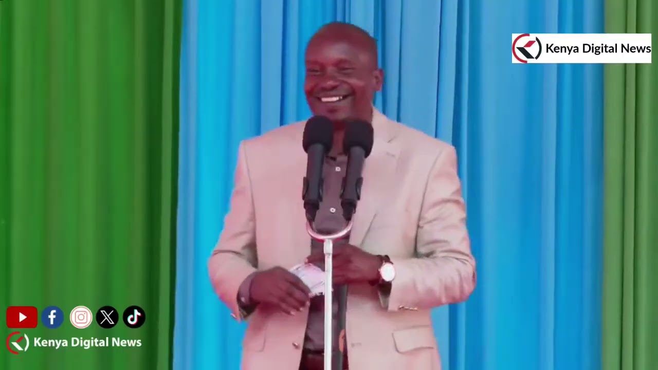'Kazi ya DP ni kusaidia Rais na nitaendelea kusema Yes sir!' DP Kindiki says in Embu!!