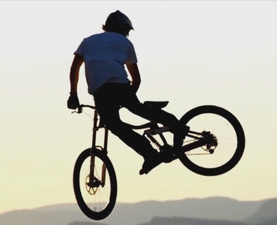 The beauty of the Mountain Bike - Just one trick...Whip!