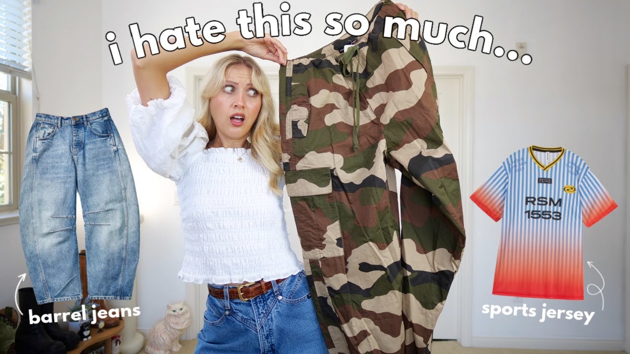 dressing outside of my comfort zone for a week (styling fashion trends I hate...)