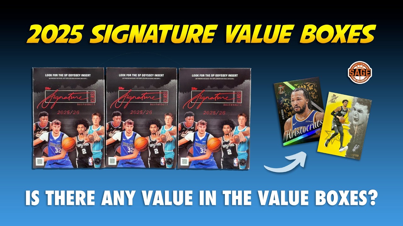 Баскетбольные наборы 2025-26 Topps Signature Class Value Boxes 🔥