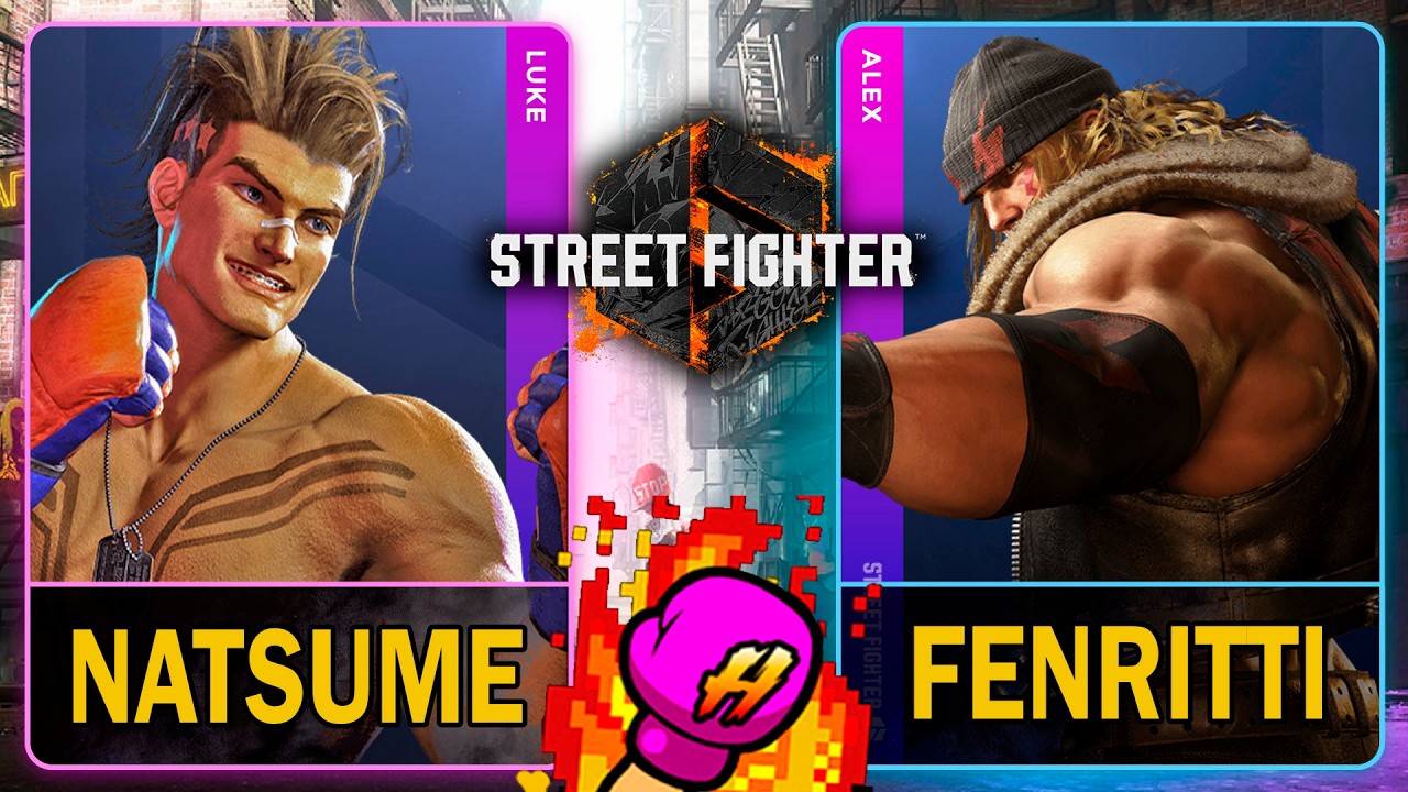 SF6 Natsume (LUKE) VS Fenritti (ALEX)🥊Street Fighter 6🥊スト6🥊4K 60ᶠᵖˢ