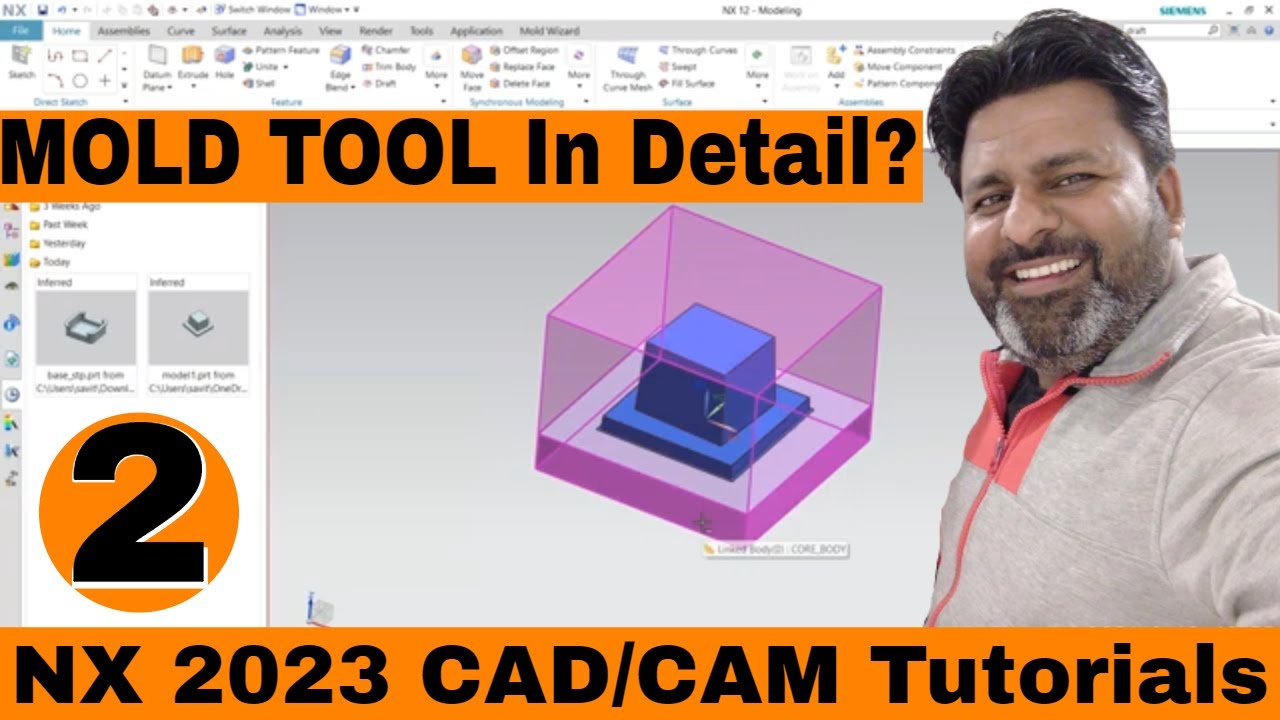 NX 12 Mold Tools In Detail | Mold Tools in Nx 12 tutorials | Nx cad Tutorial