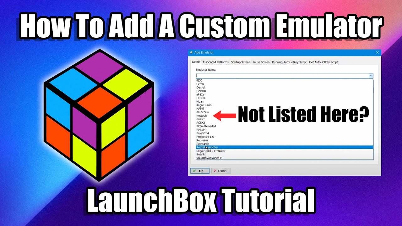 How To Add A New/Custom Emulator To Launchbox & Big Box - LaunchBox Tutorial