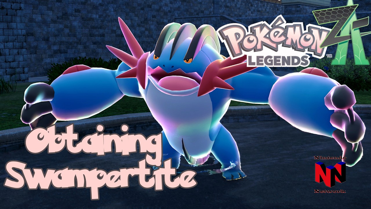 Pokémon Legends ZA: Получение Свампертита