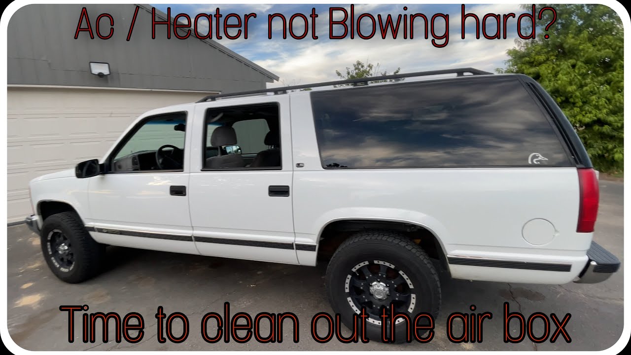 How To Make Your Heater/AC Blow Harder on a 96-98 Chevy