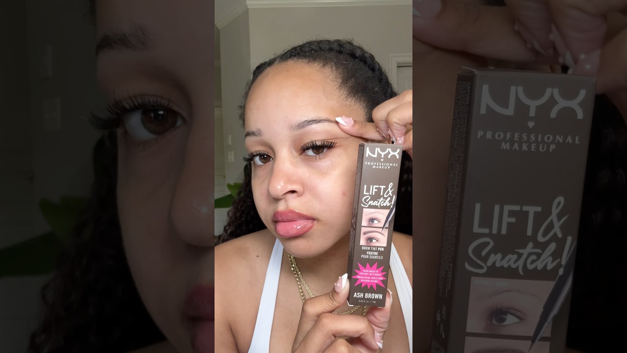 nyx cosmetics lift and snatch brow pen🤩🤎