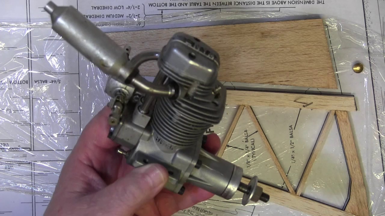 Building the Carl Goldberg Eagle 2. Part 7. The Enya 60 Fourstroke.