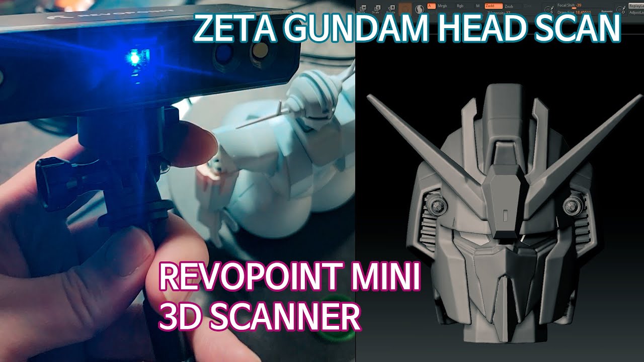 제타건담 3D스캔 Revopoint Mini 3D스캐너