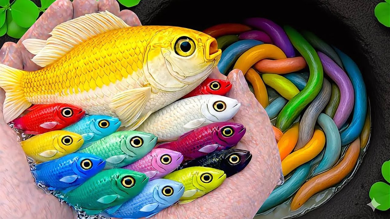 Catch Fish, Tropical Aquarium Fish in Small Pond, Turtles, Goldfish, Koi Fish, Molly Fish, Lobster
