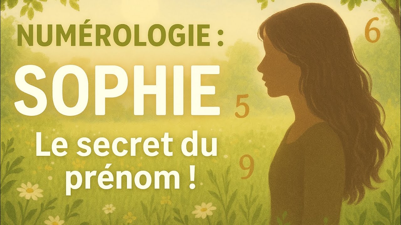 Numérologie Sophie. Que ce cache derrière ton prénom ?