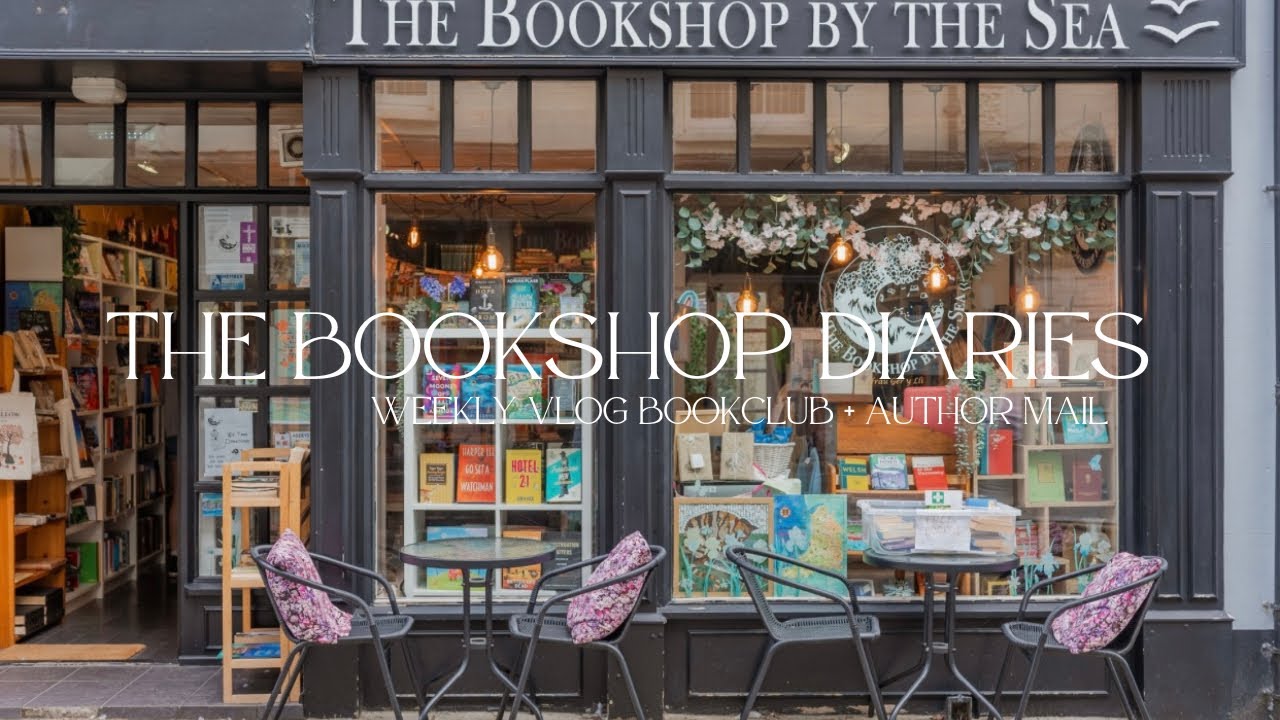 weekly vlog with new author mail & bookclub meeting! | the bookshop by the sea Bookshop Diaries