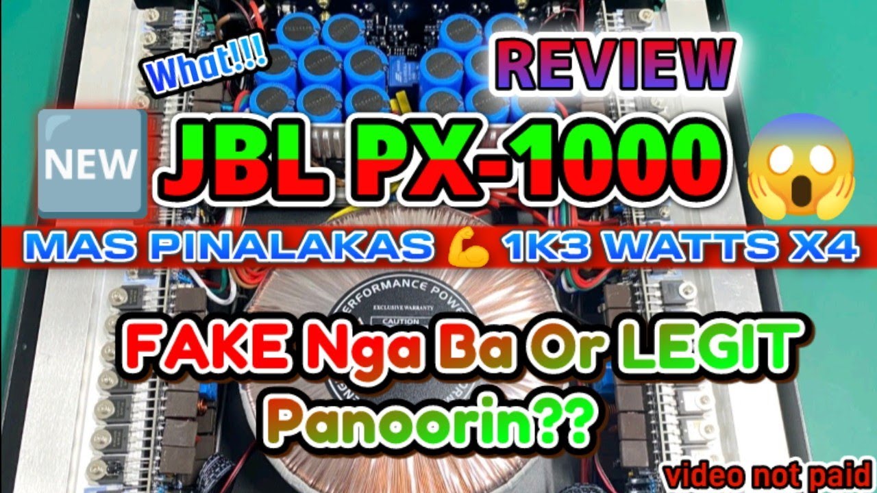 🆕 JBL PX-1000 Review | Mas Pinalakas 1,300W X4 | Fake Nga Ba Or Legit Panoorin? #share #jbl #repair