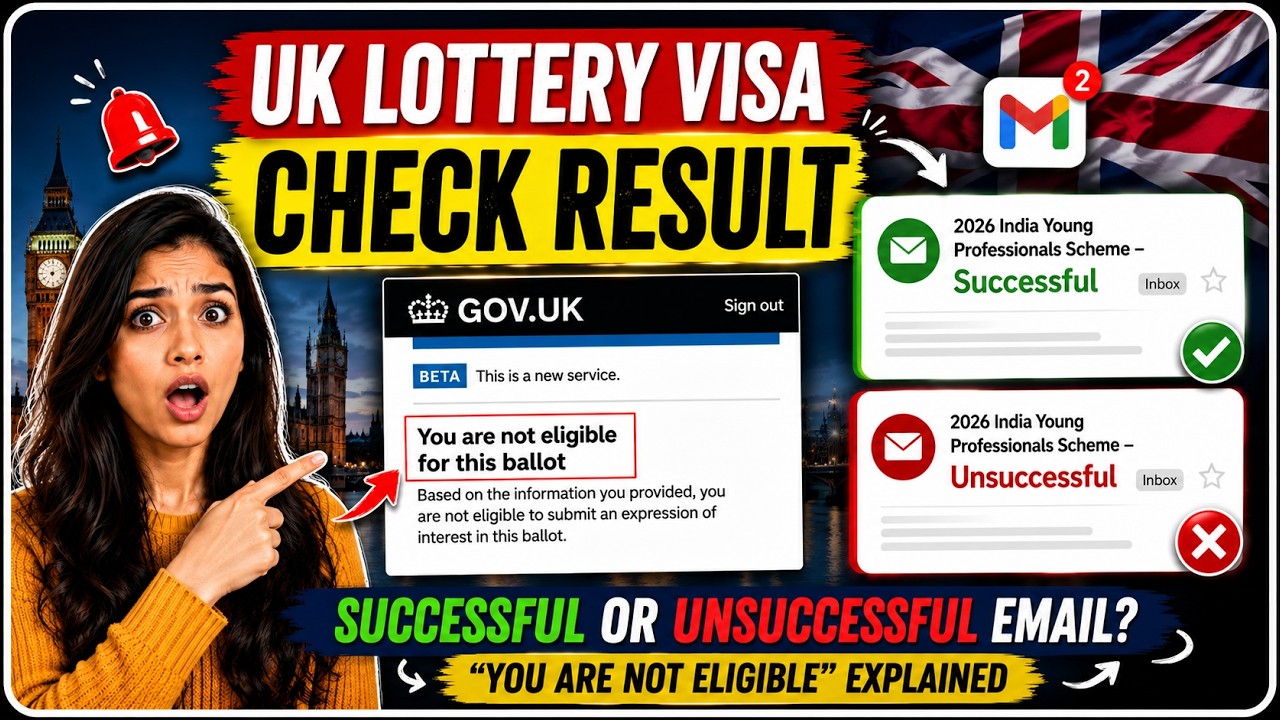 UK Lottery Visa 2026 Result Date | Successful or Unsuccessful Email? | 
