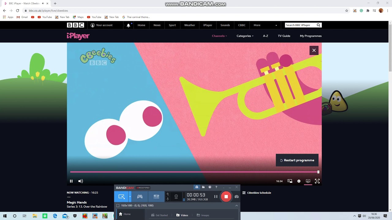 cbeebies continuity 28th june 2020