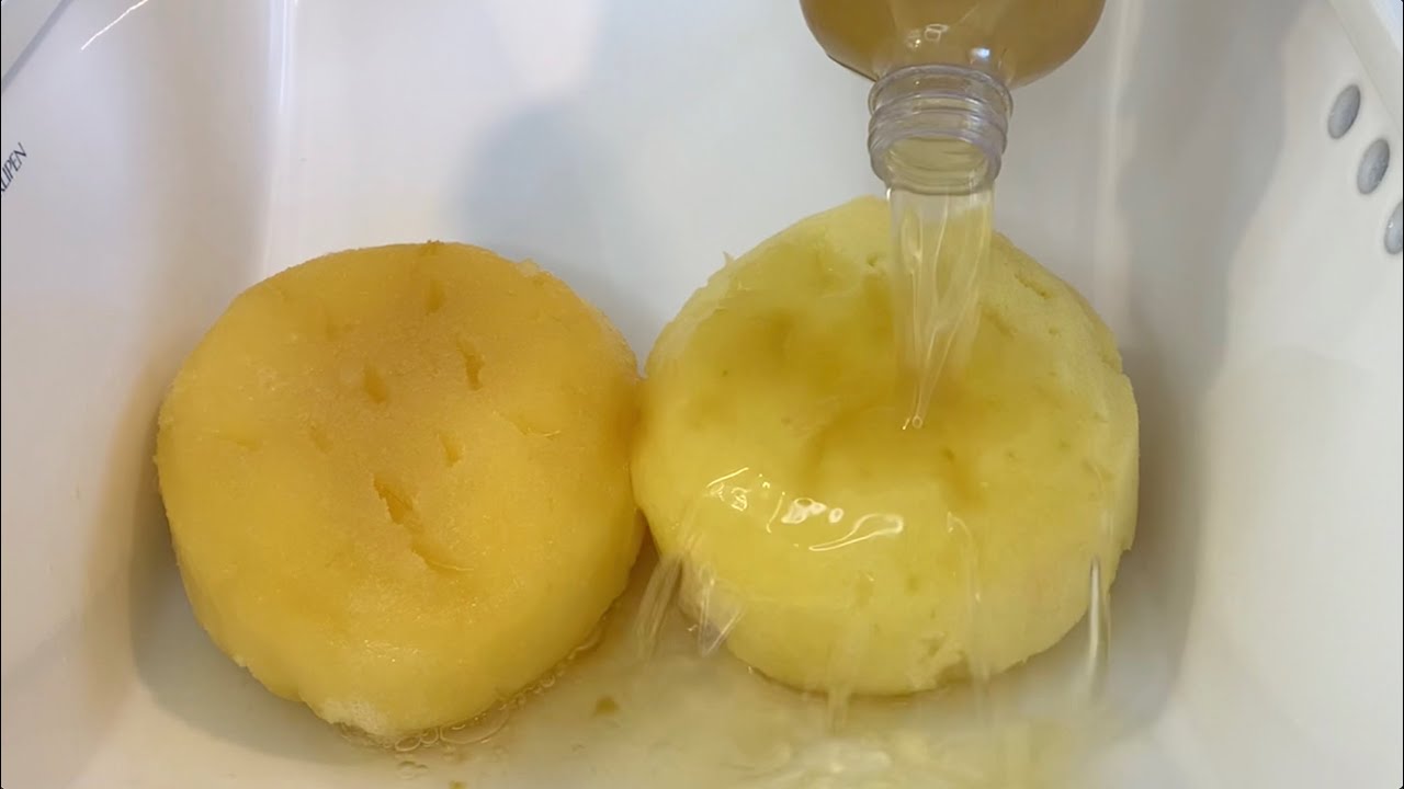 Slow & Soothing with ✨🍯 PINESOL + MURPHY'S OIL ♻️ MIX 🍯✨ - sponge ASMR