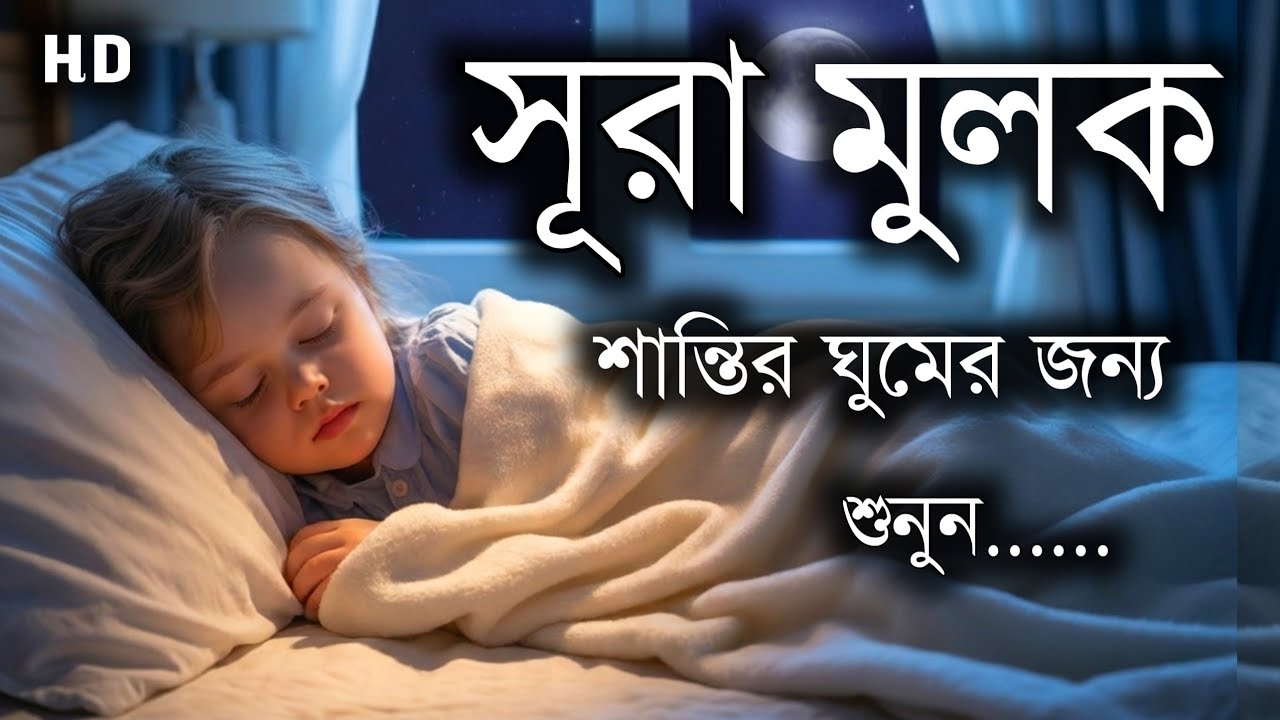 শান্তিময় ঘুমের জন্য শুনুন সূরা মুলক | মন জুড়ানো তেলাওয়াত | Surah Mulk By Shamsul Haque