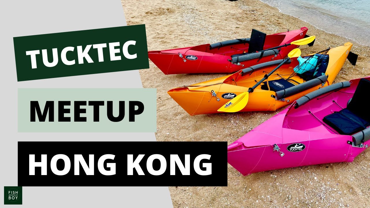 Tucktec meetup in Hong Kong. Folding kayak