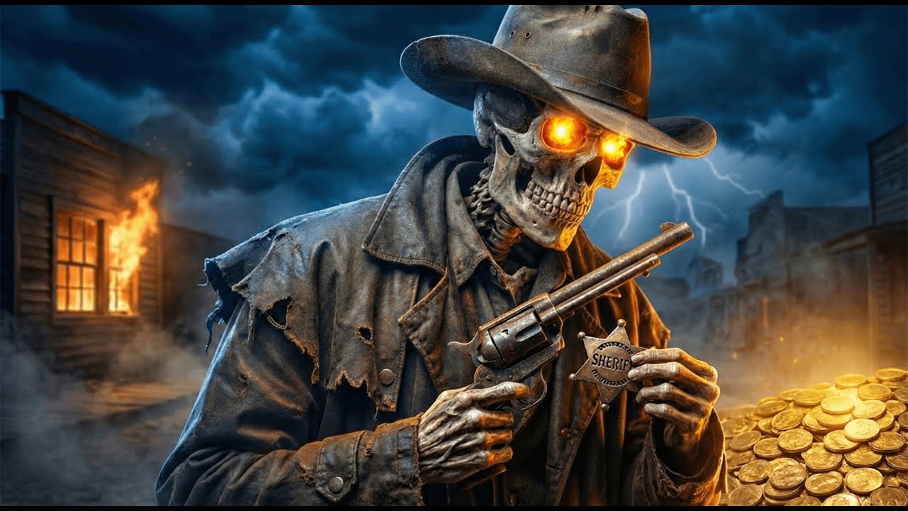 El Sheriff Esqueleto y Oro Maldito 💀 | Dark Country en Español | Gótico Sureño