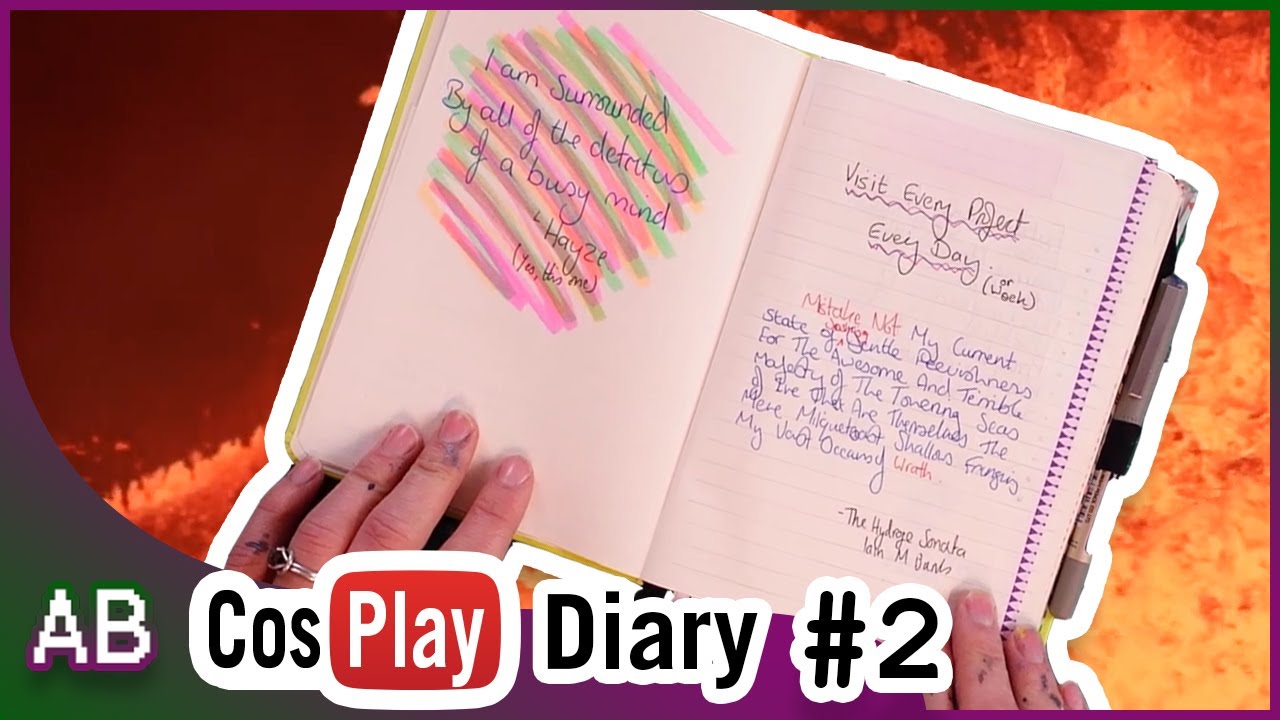Cosplay Bullet Journal - The Floor Is Lava - 02 - Groot, Vetra& Mercy from Overwatch.